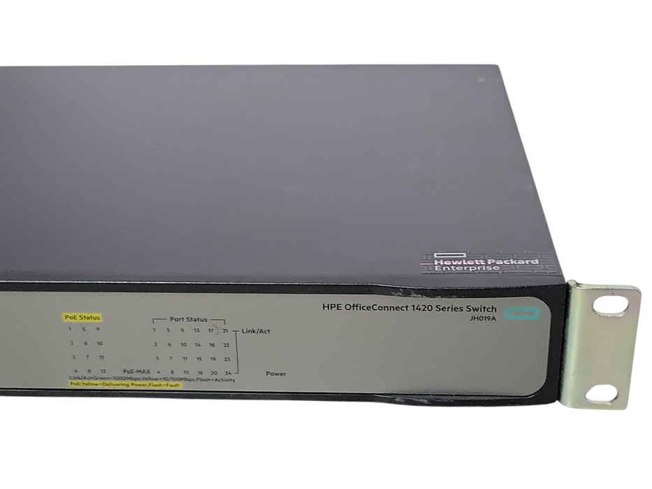 HPE 1420 24G PoE+ (124W) JH019A switch _