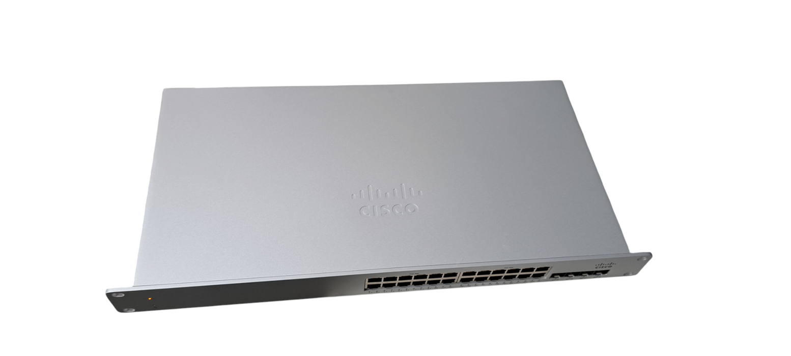 Cisco Meraki MS210-24P-HW 24x 1GE POE+ 4x 1G SFP 1U Cloud Switch UNCLAIMED Q