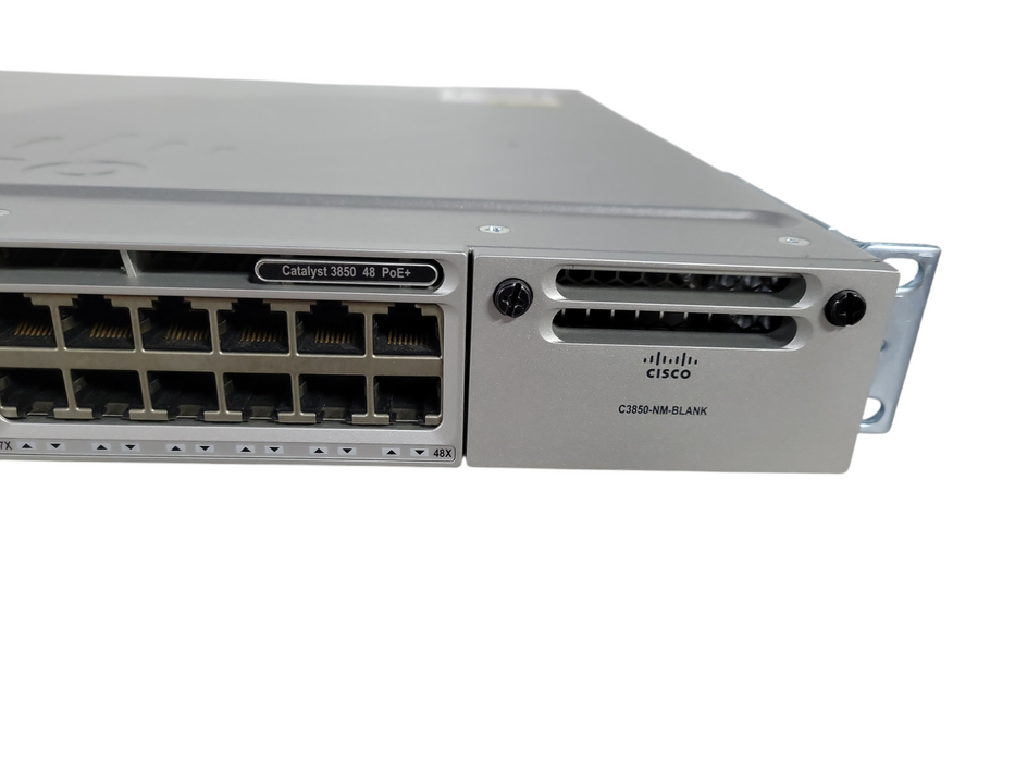 Cisco WS-C3850-48F-L V05 | 48-Port Gigabit PoE+, 4x SFP Switch | 1x 1100W PSU !