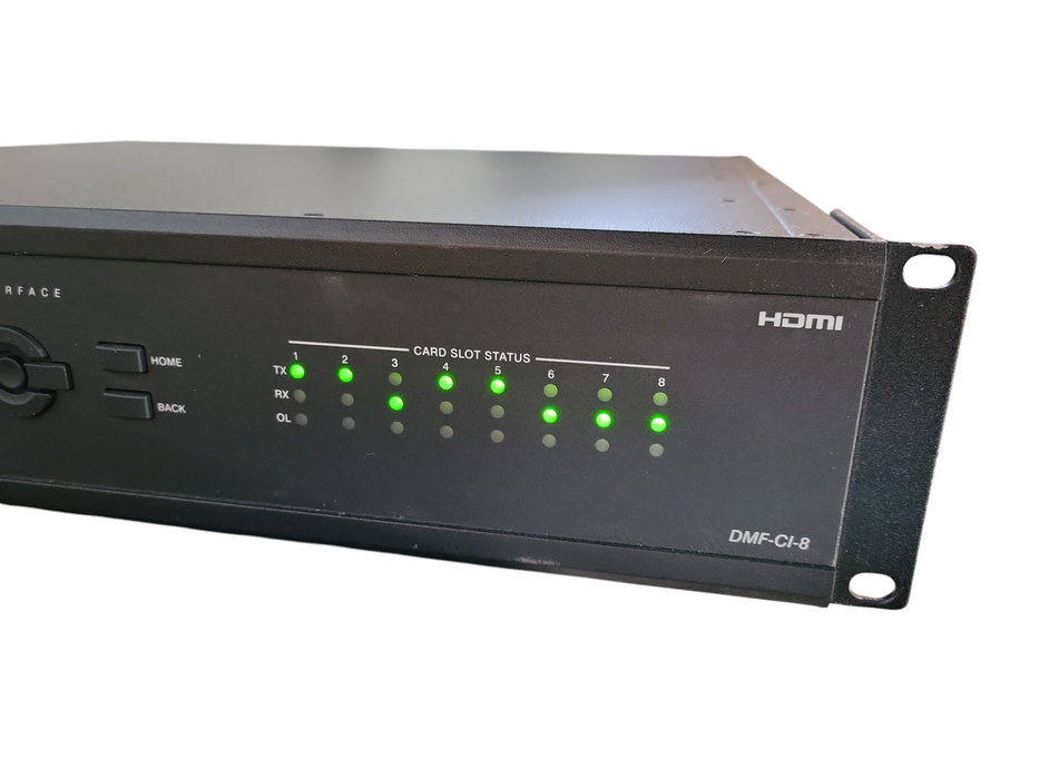 Crestron DMF-CI-8 Digital Media Chassis w/ 2x DM-NVX-E30C, 6x DM-NVX-350C !