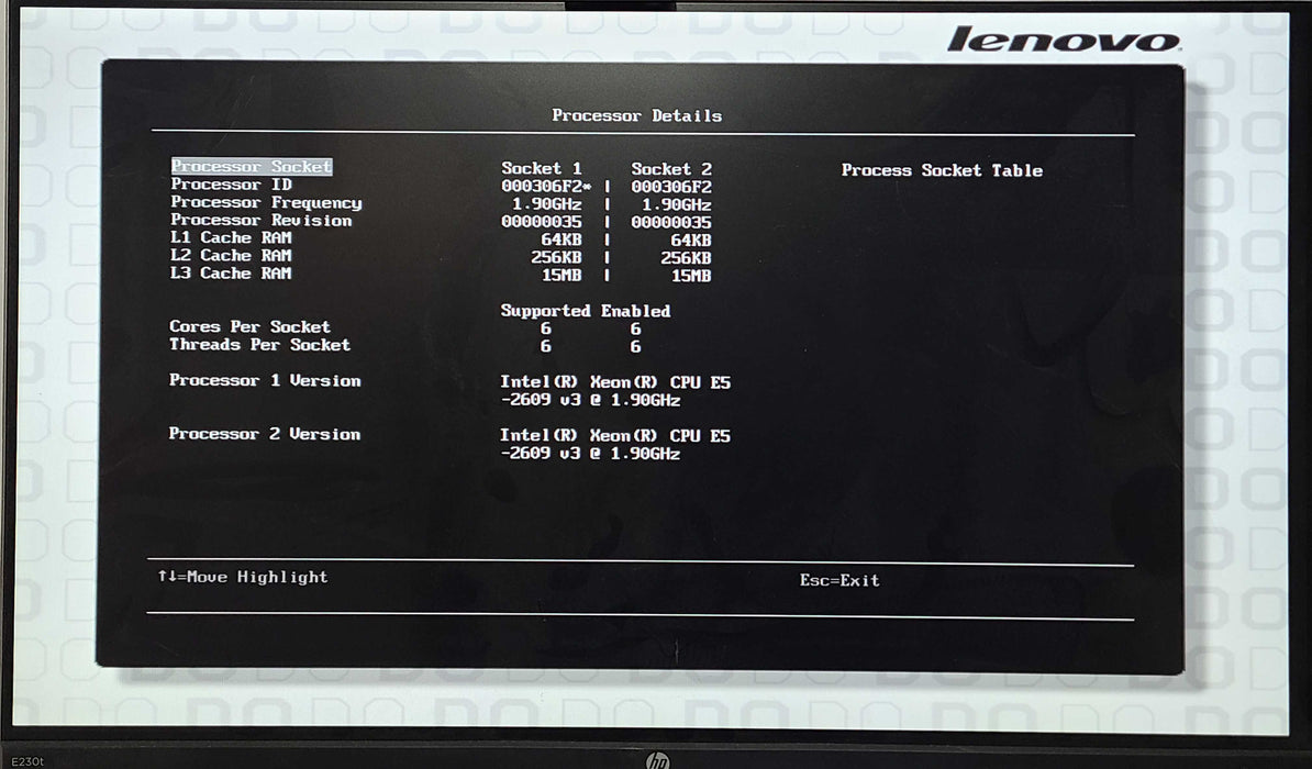 Lenovo System X3500 M5 Tower Server, 2x E5-2609 v3 1.90GHz, 64GB RAM, No HDD,