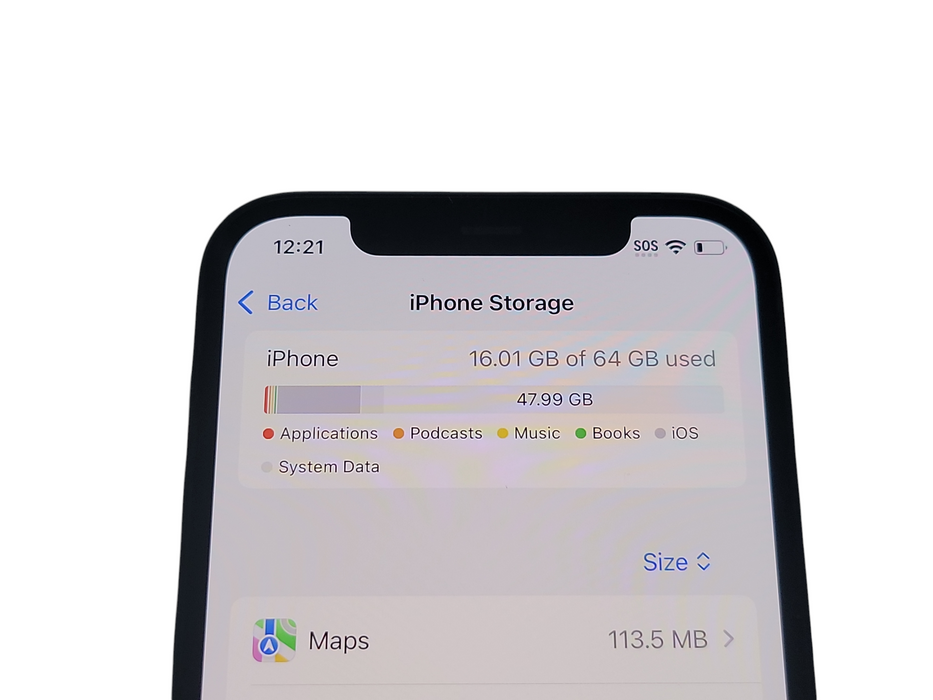 Apple iPhone 12 - 64GB - Black [A2402] (