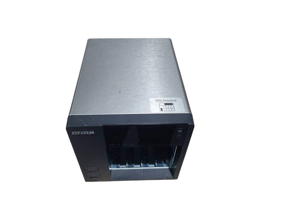 QNAP TS-419P II 4-Bay Network Attached Storage NO HDDs *READ*