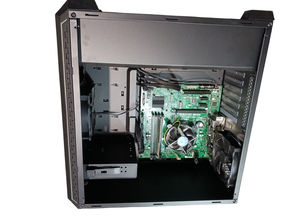 Antec Tower PC Intel i7-8700 @3.2Ghz Asus Prime Q370M-C 16GB DDR4 No HDD