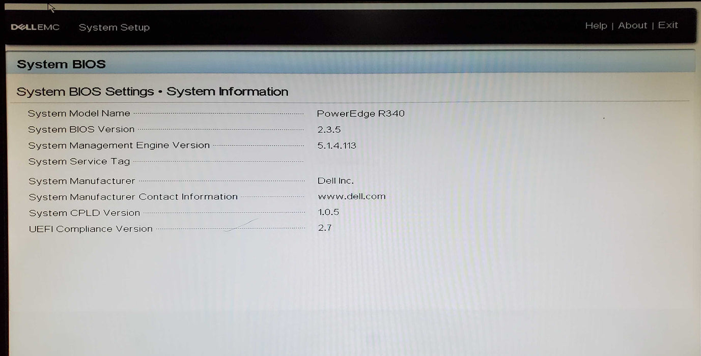 Dell PowerEdge R340 1x Xeon E-2124 16GB DDR4 H330 - No HDD