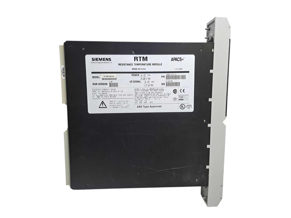 Siemens/Moore APACS+ RTM 39RTMCAN Resistance Temperature Module *READ* Q)