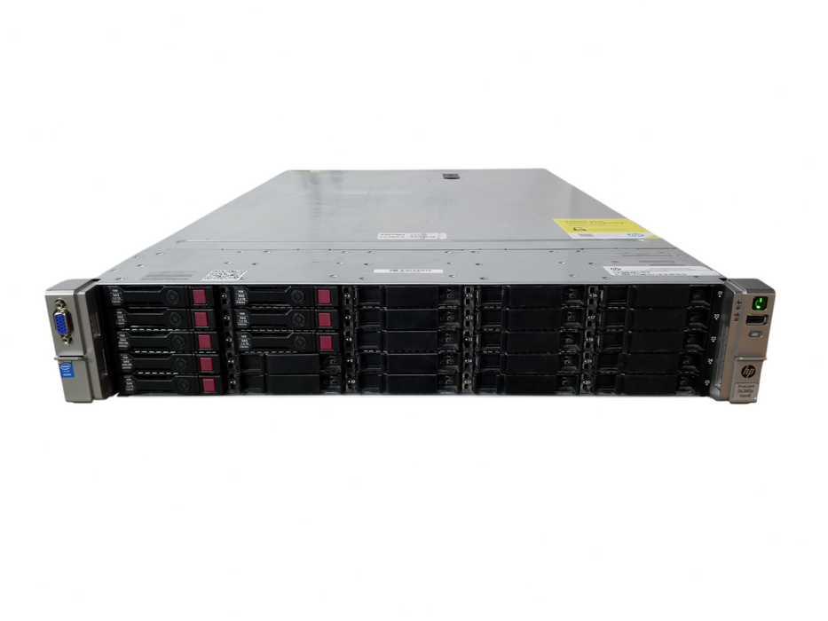 HP ProLiant DL380p Gen8 2U Xeon E5-2640 v2 32GB P420i 2x750W PSU