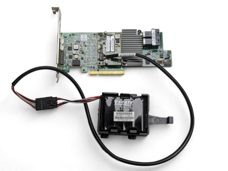 Dell 0MM445 LSI 9361-8i SAS PCIe 12Gb RAID Controller Card W/ Battery 04r -