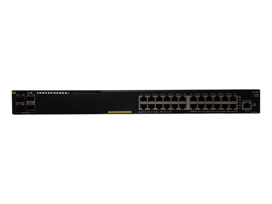 Aruba HP JL261A 2930F 24G PoE+ 4SFP Gigabit Switch