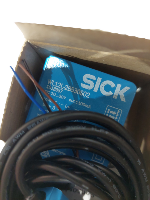 SICK Photoelectric Switch Sensor Bundle WT24-2R210 & WL12L2B530S02 =