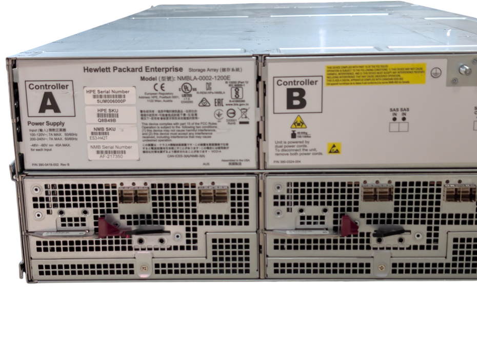Hewlett Packard Enterprise NMBLA-0002-1200 External SAS Storage Array  -