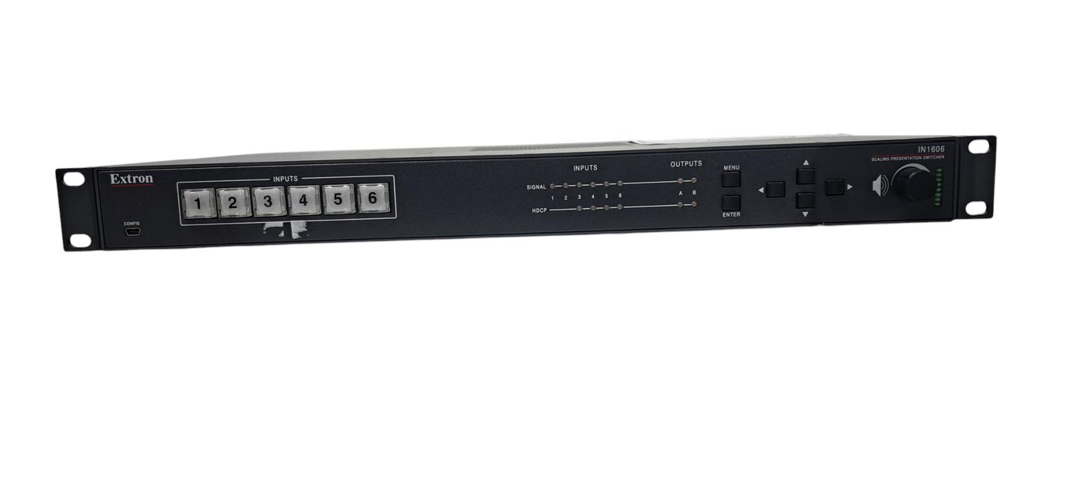 Extron IN1606 Six-Input Scaling Presentation Switcher CG00THE