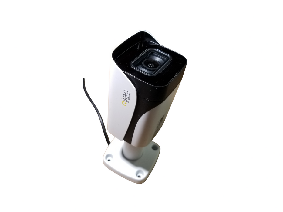 QSee IP 4K Ultra HD Wired POE Security Camera QCN8093B-N (Good Condition) UNTESTED