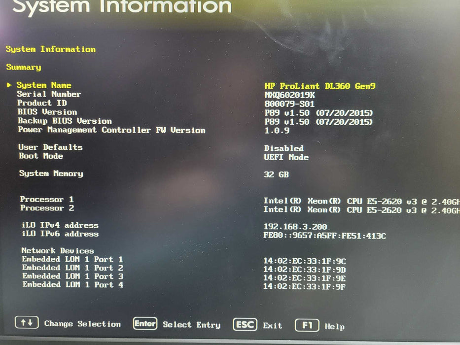 HP PL DL360 Gen9 1U 8x2.5", 2x Xeon E5-2620 v4, 32GB DDR4, P440ar  !