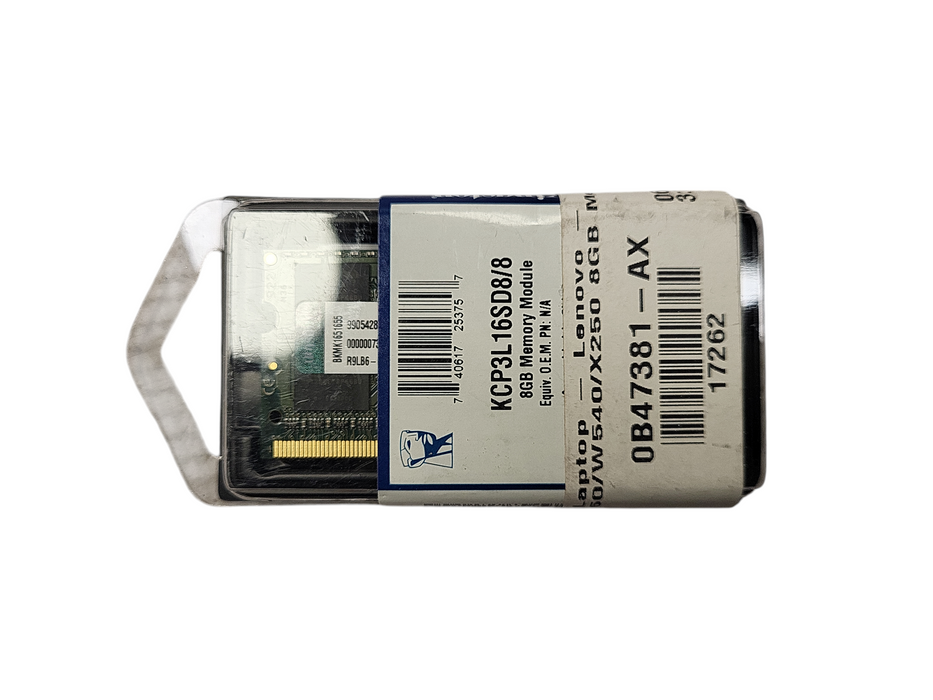 Kingston 8GB 2Rx8 PC3L-12800 DDR3 1600 MHz 1.35V Laptop Memory KCP3L16SD8/8 Q$