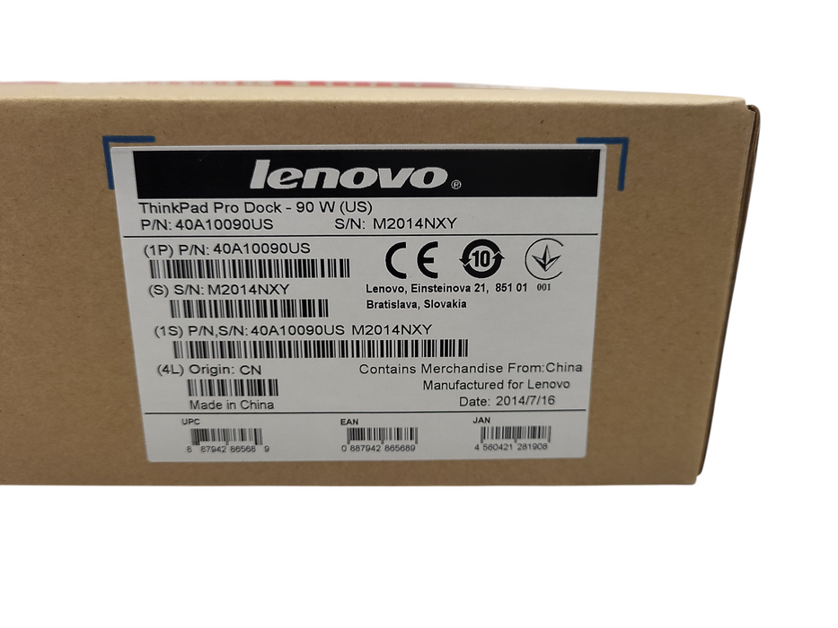 New Lenovo ThinkPad 40A10090US Pro Dock Docking Station w/ Lenovo 90W AC Q$