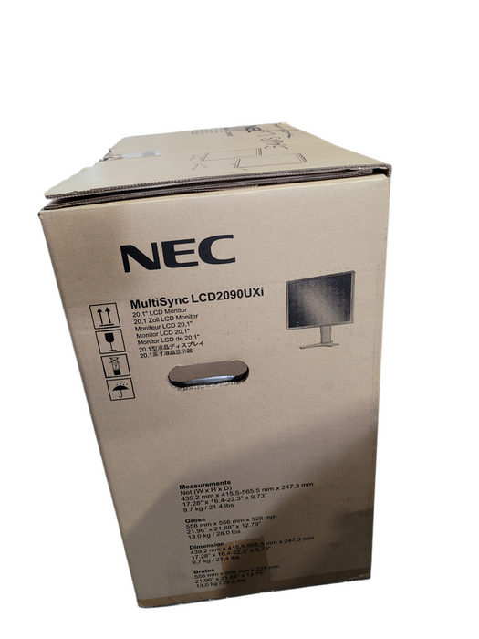 NEC MultiSync LCD2090UXi 20" IPS LCD Monitor 1600x1200 UXGA DVI VGA USB