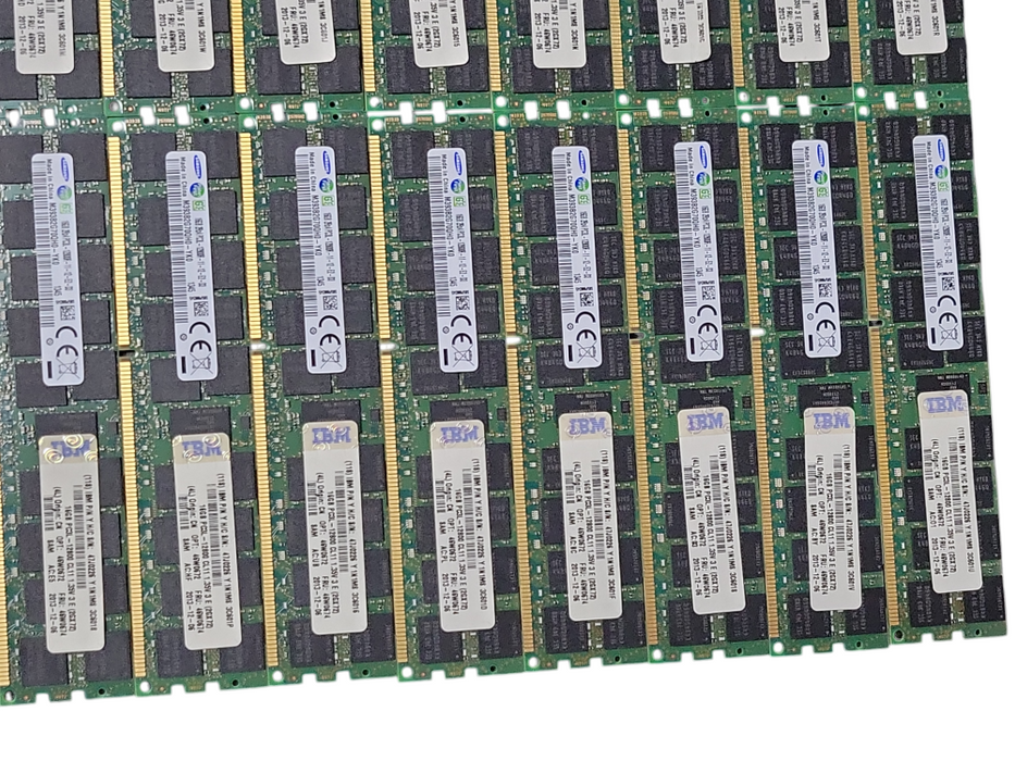 Lot of 16x Samsung 16GB 2Rx4 PC3L-12800R DDR3 Server RAMs _