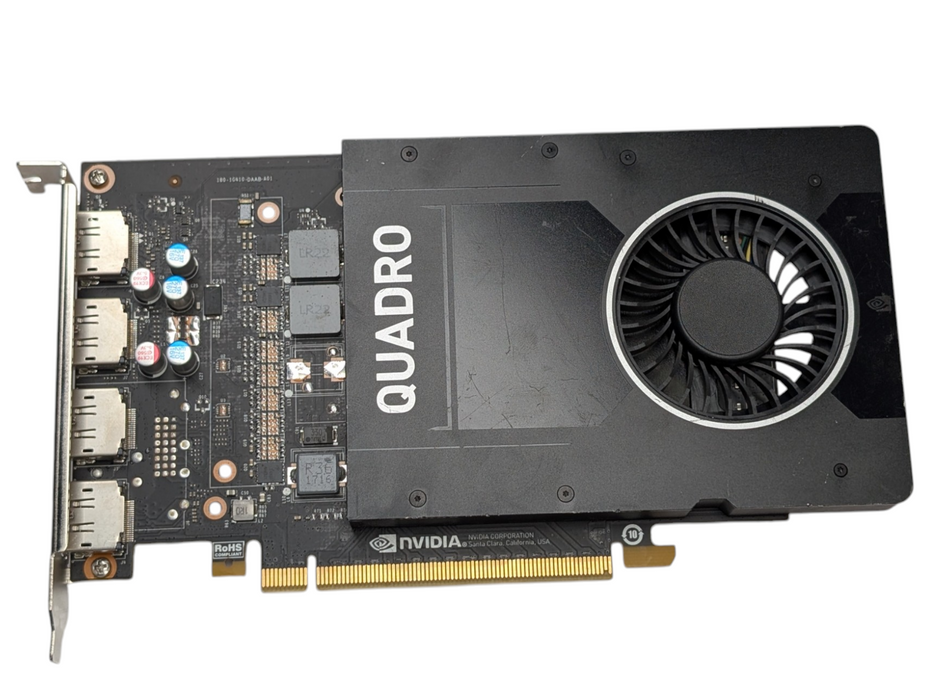 NVIDIA Quadro P2000 5GB GDDR5 Graphics Card 4x DisplayPort -