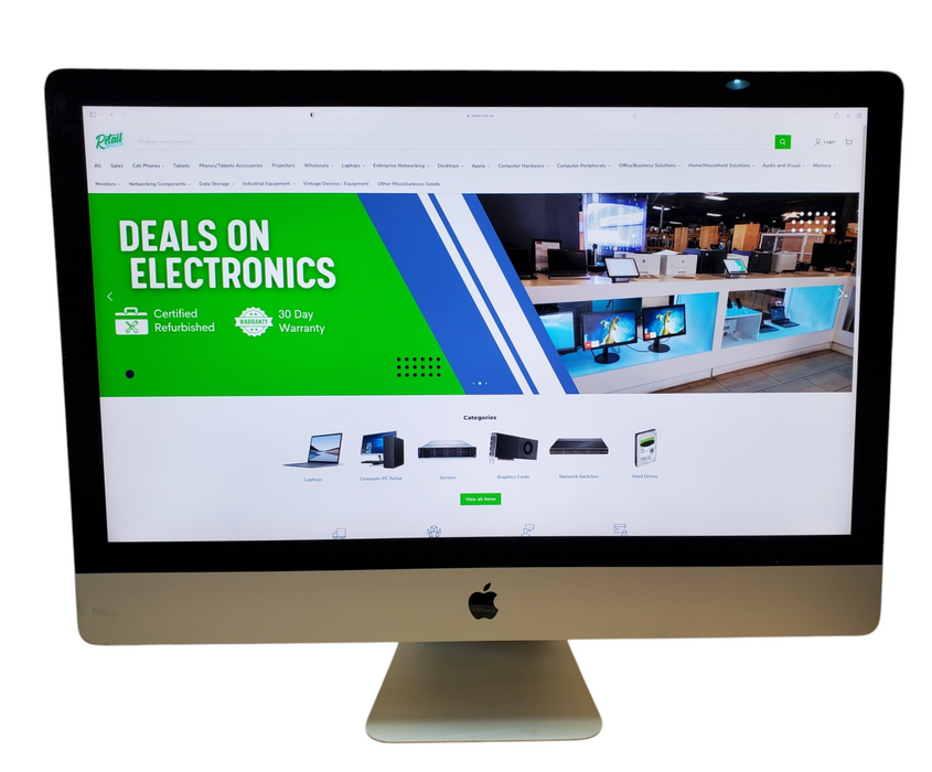 Apple iMac 27" Retina 5K 2019, i5-8600 CPU, 16GB, Radeon Pro 575X - 1TB
