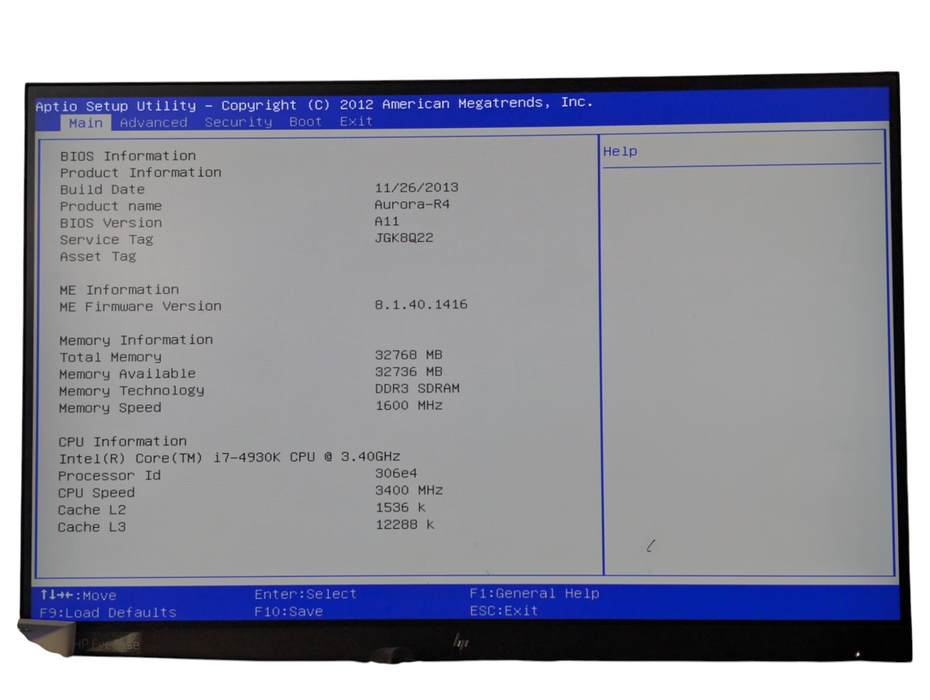 Alienware Aurora R4 Gaming Desktop Intel Core i7-4930K 32GB RAM 256GB SSD  -
