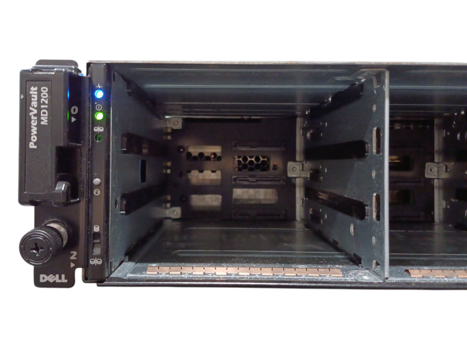 Dell PowerVault MD1200 w/ 2 x Dell 03DJRJ Controller Module