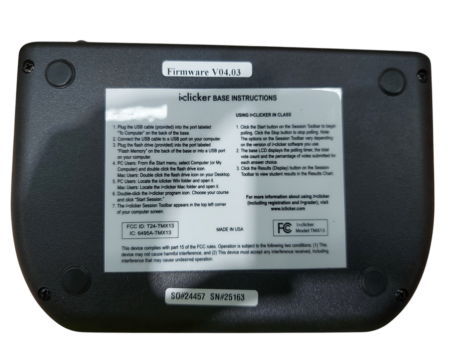 Lot 5x iClicker Base Station w/ remotes Q