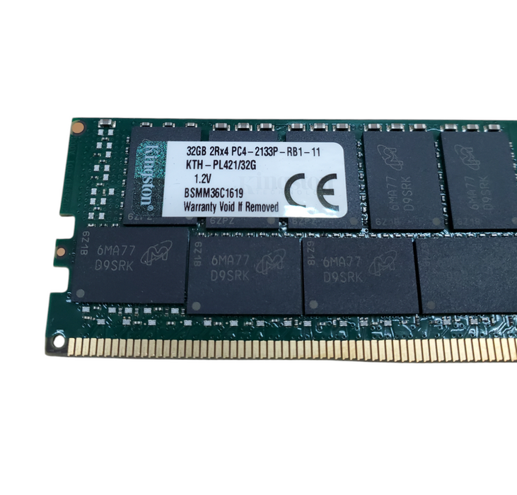 Kingston 32GB 2Rx4 PC4-2133P-RB1 DDR4 Server RAM Q