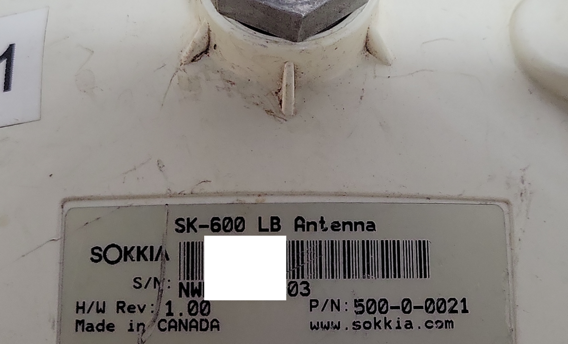 Lot of 3x Sokkia SK-600 LB Antennas 500-0-0021, READ _