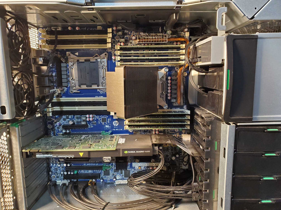 HP Z820 Workstation 1x Xeon E5-2670 64GB DDR3 Quadro k4000 - No HDD