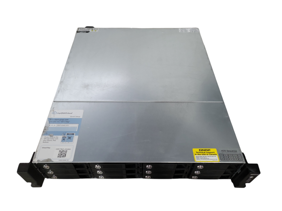 Qnap TVS-1271U-RP 12 Bay NAS w/ 12x 4TB (48TB) !