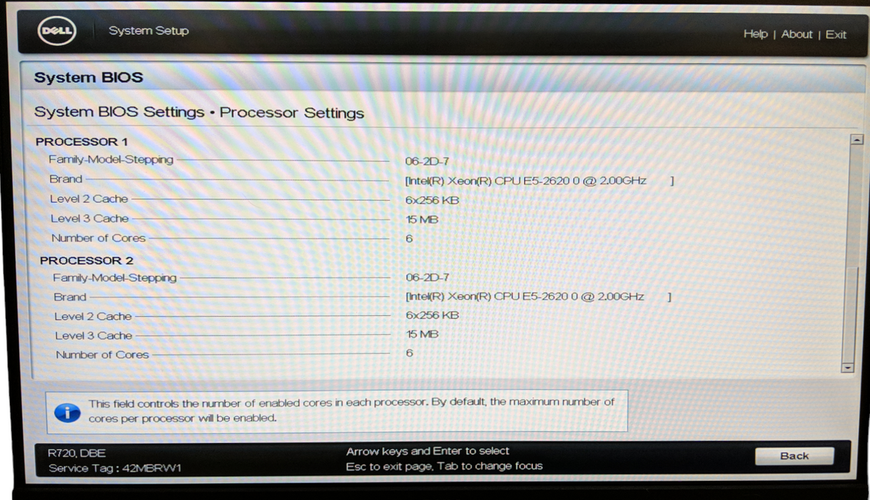 Dell PE R720 - 2x Xeon E5-2620 0 @ 2.00GHz, 64GB RAM, H710 Mini - No HDD