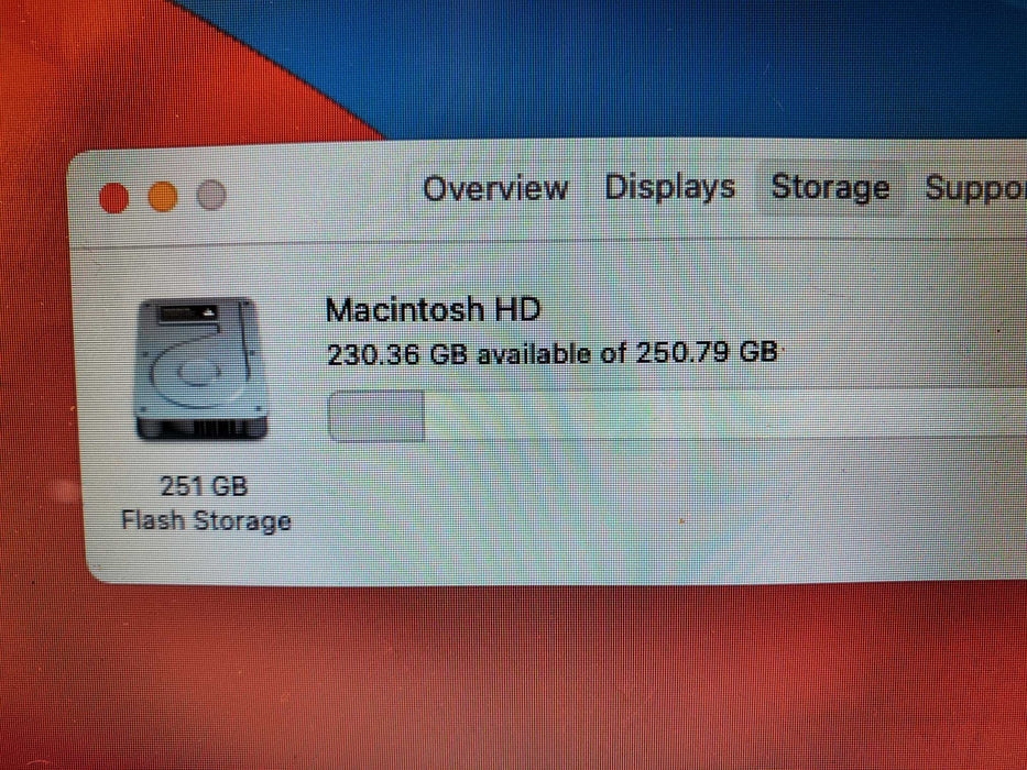 Apple MacBook Air 2015 13” 1.6GHz Core i5 4gb RAM 256GB SSD A1466