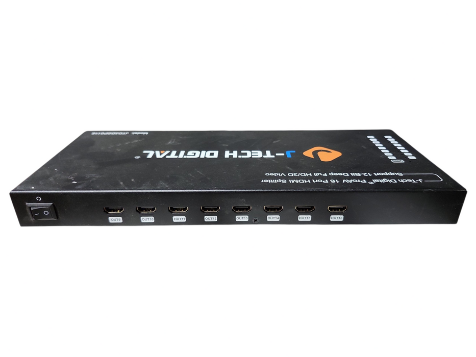 J-Tech Digital JTD3DSP0116 HDMI Splitter, 1x16, Full HD 1080p, 3D