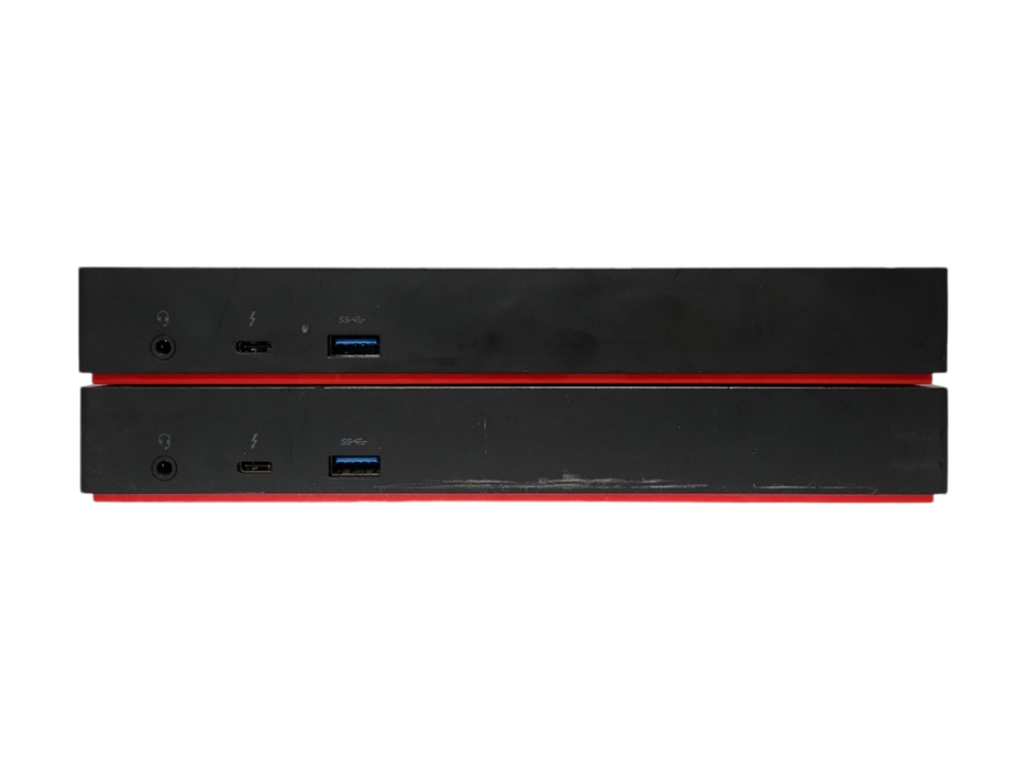 Lot of 2x Lenovo ThinkPad Thunderbolt 3 Docking Station 40AC