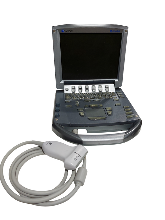 SonoSite M-Turbo Ultrasound System with HFL50 15-6MHz Transducer  =