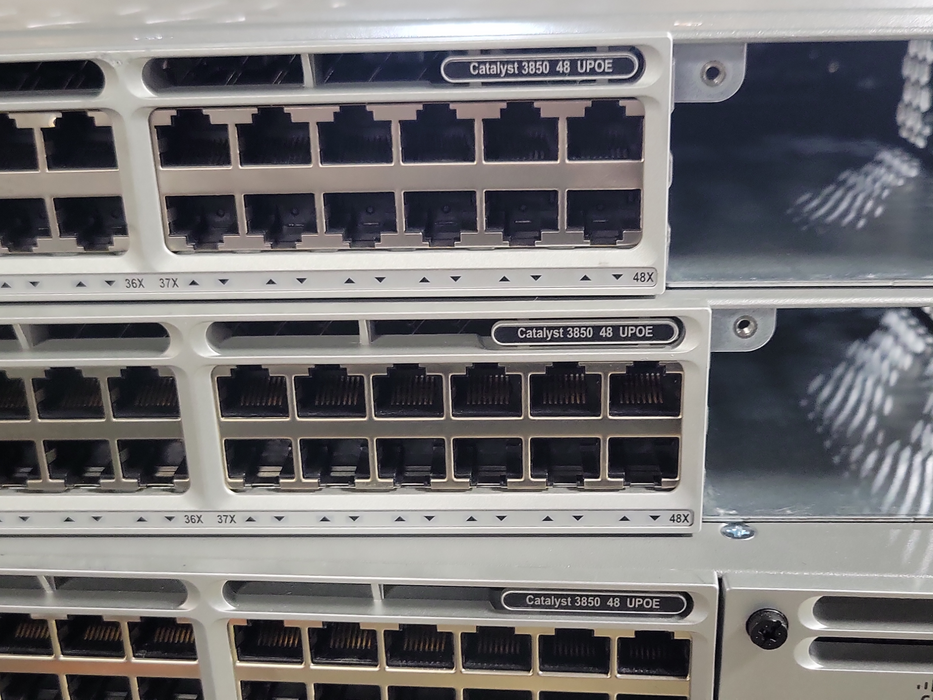 Lot of 106x Cisco WS-C3850-48U-S 48-Port UPOE GB 1x PSU Switch, See Detail  _