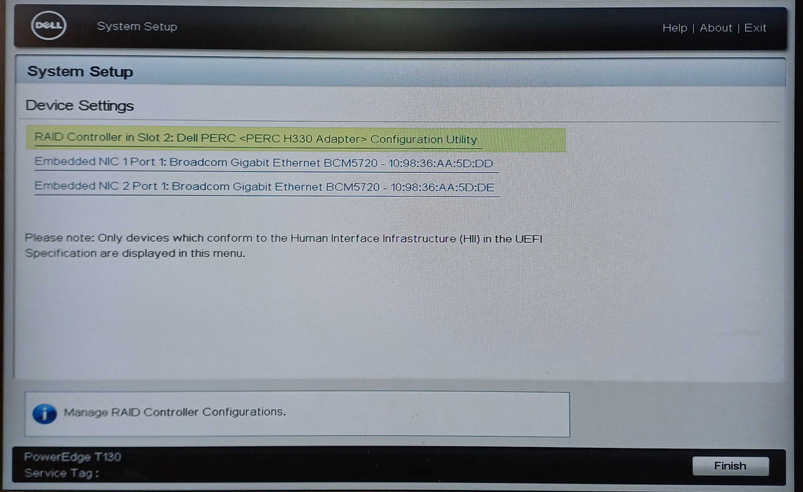 Dell PowerEdge T130, Xeon E3-1230v5, 16GB DDR4, 2x4TB SAS, H330