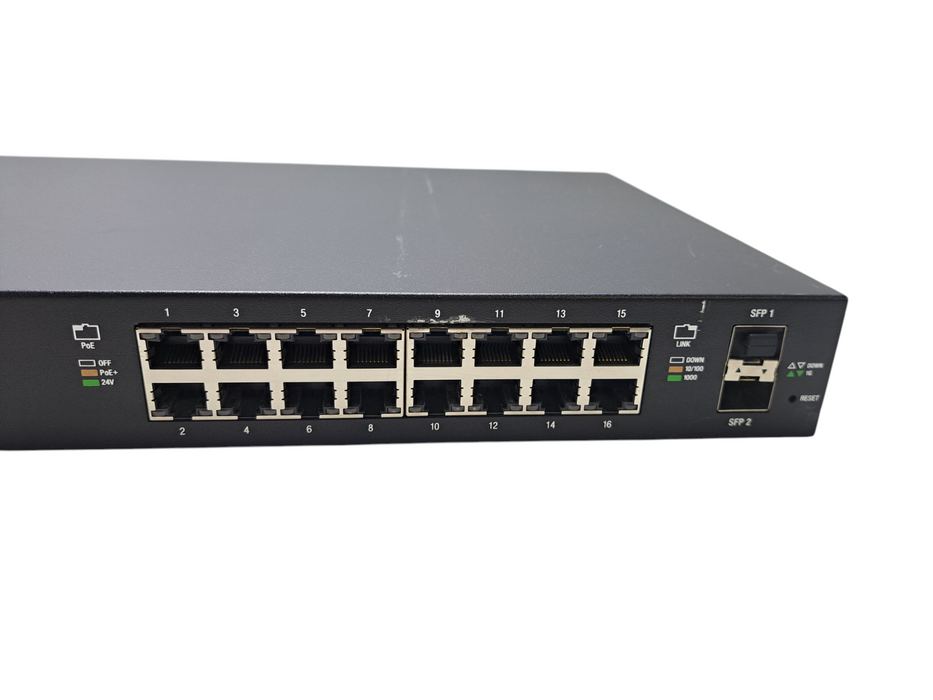Ubiquiti EdgeSwitch ES-16-150W | 16-Port Managed Gigabit PoE+ Switch )
