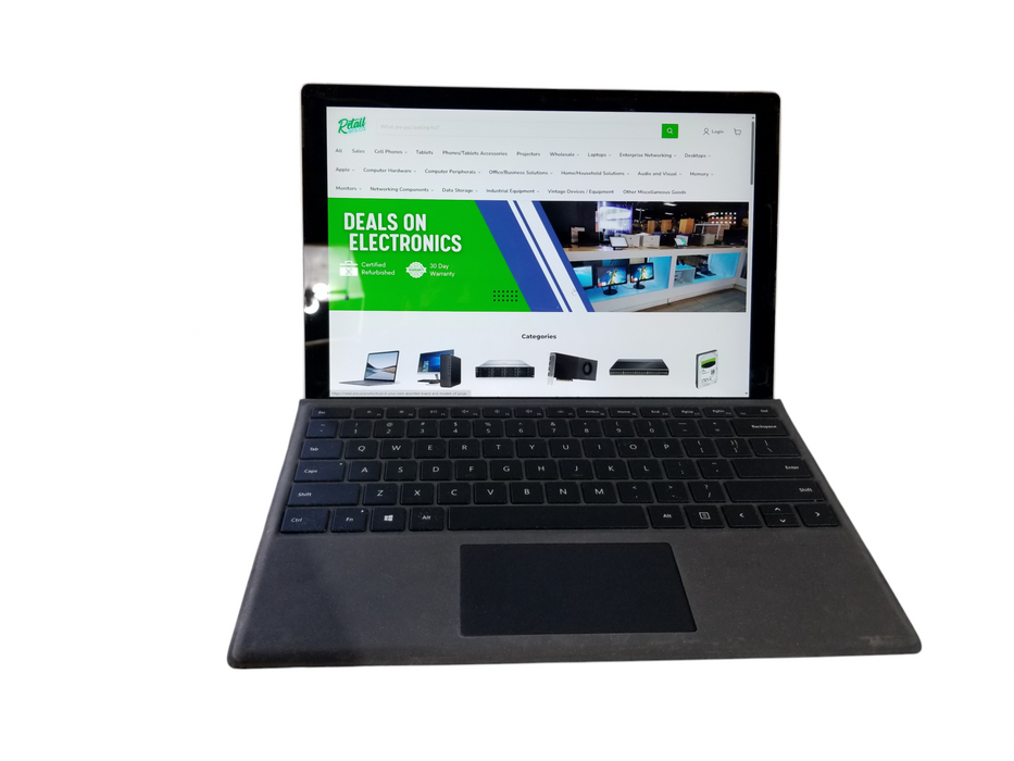 Microsoft Surface Pro 1796 Core m3-7Y30 CPU 4GB RAM 128 SSD - READ  BudLap