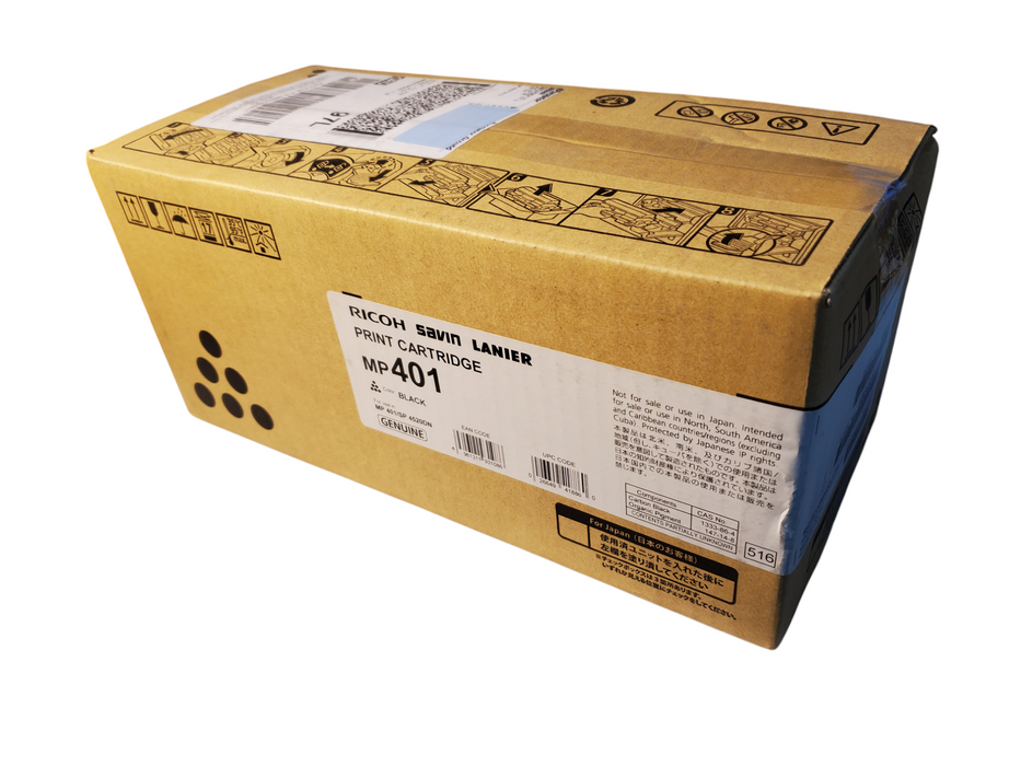 Ricoh 841886 MP 401 Black Toner Cartridge Ricoh/Lanier/Savin MP 401