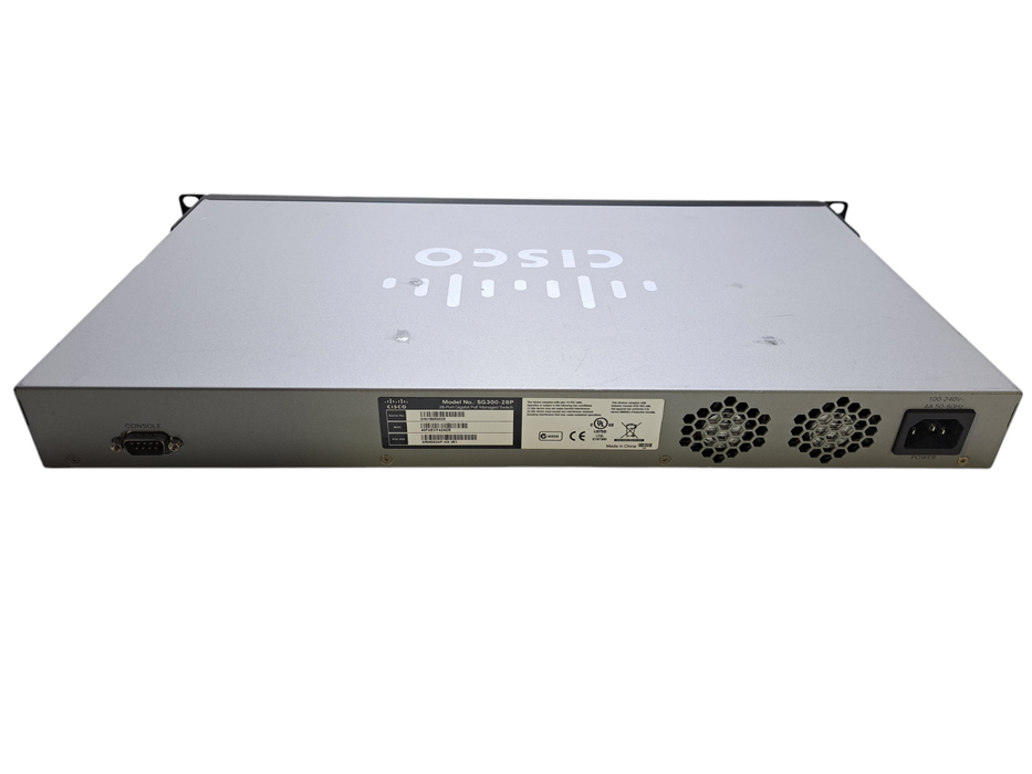 Cisco SG300-28P V01 | 28-Port Gigabit PoE Managed Network Switch w/ 2x SFP