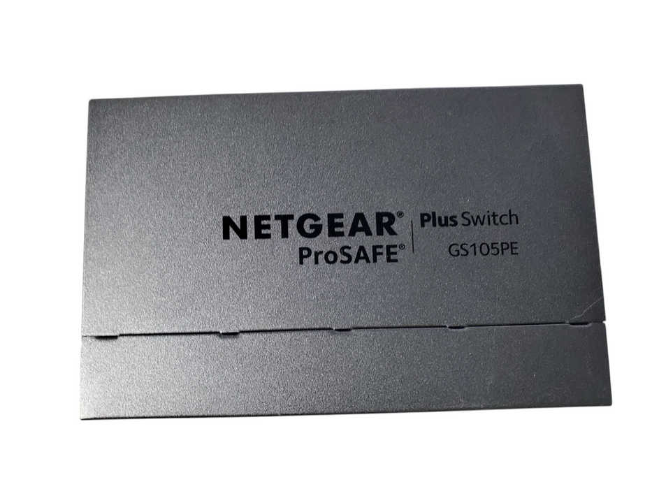 NETGEAR ProSafe Plus Switch, 5 Gigabit Ports w/ PoE Pass Through GS105PE