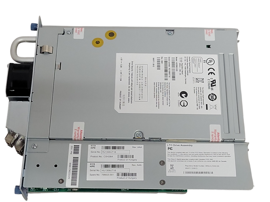 HP LTO-6 FC 8GB 706825-001 C0H28A AQ298C TAPE DRIVE _