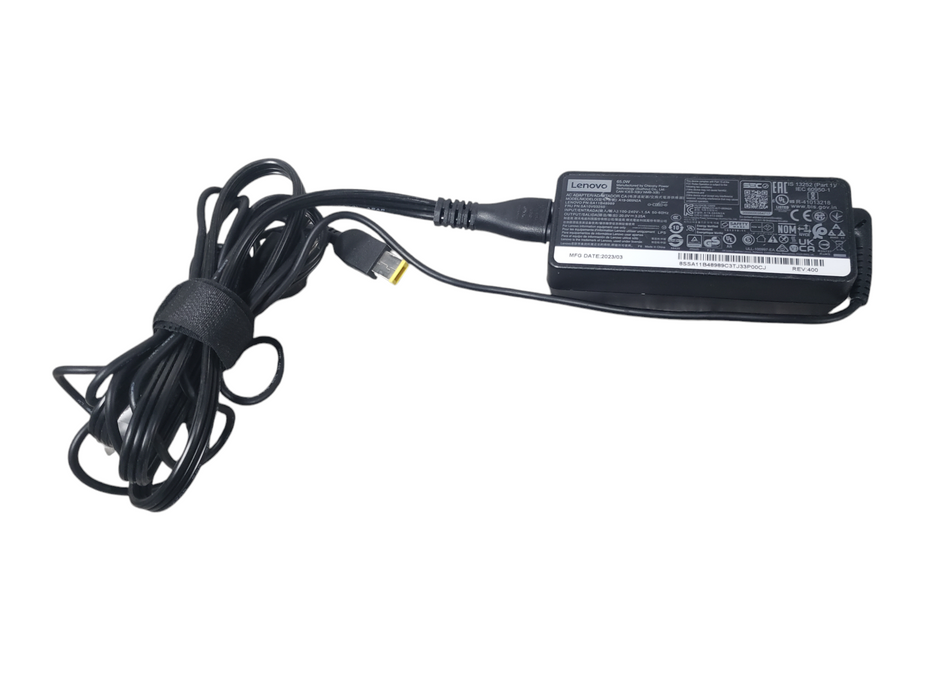 Genuine Lenovo Yellow Tip Laptop/USFF Desktop Adapter 65W |20V|3.25A Q