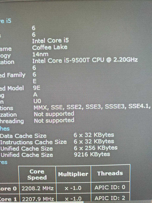 Dell OptiPlex 3070 USFF i5-9500T @2.20GHz, 16GB DDR4, 256GB NVMe 1TB HDD