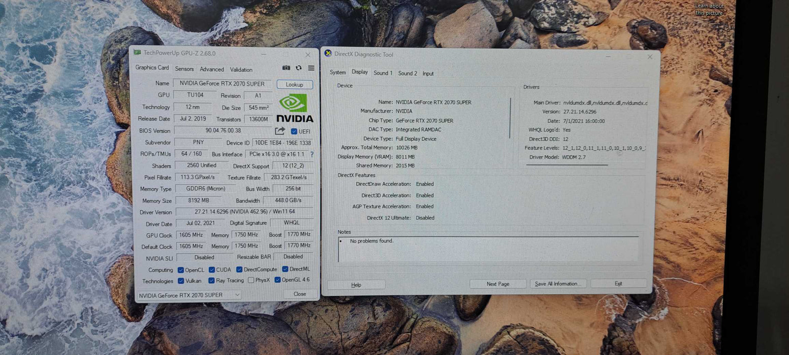 PNY NVIDIA GeForce RTX 2070 SUPER 8GB GPU Graphics Card