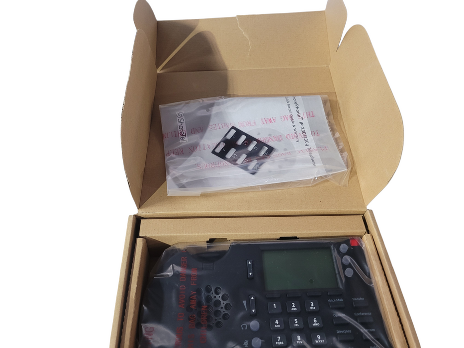 ShoreTel IP 230G Business VoIP Phone Black 630-1044-10 PoE Office Telephone