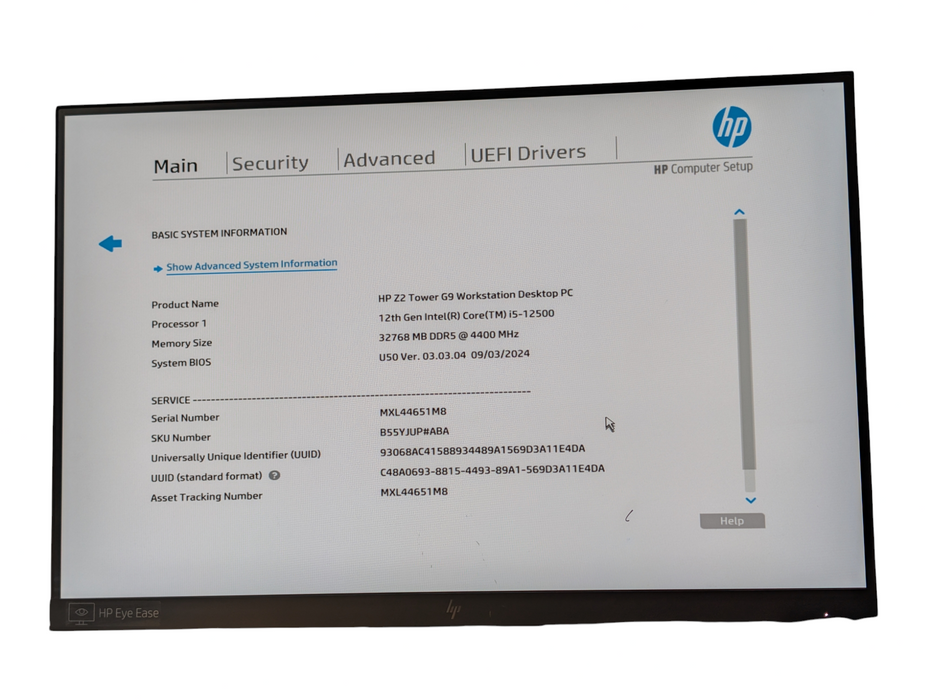 HP Z2 G9 Tower Workstation Barebones Please READ  -