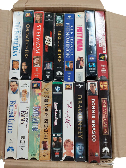 Bundle of 35 Random VHS Movies  =